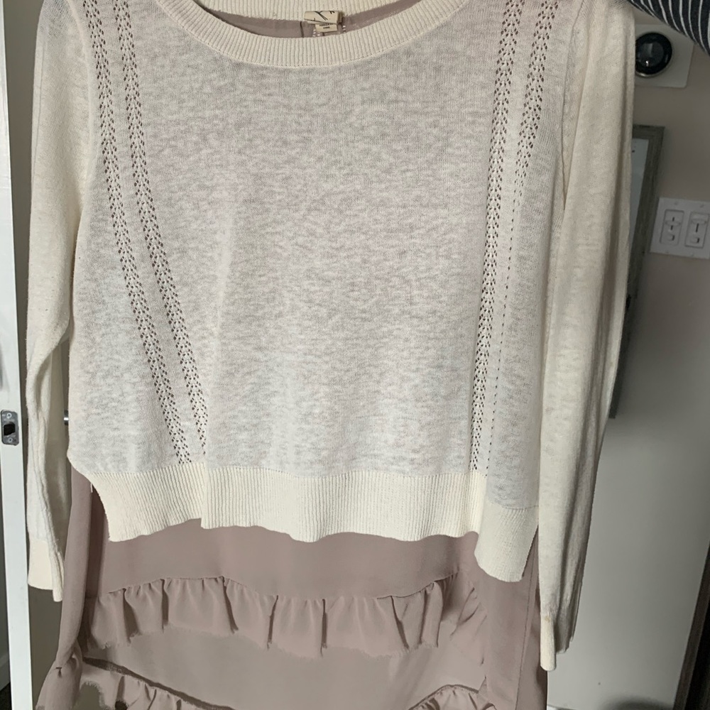 Anthropology sweater top